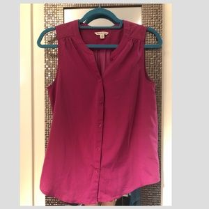 American Eagle Button Up Tank Top